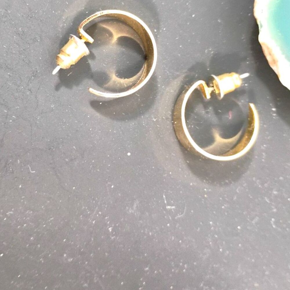 14K Gold Filled Small Hoop Earrings - Delicate Everyday Huggies